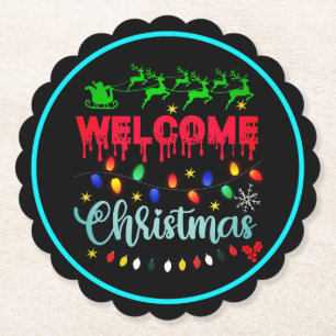 Welcome Christmas-81124 Paper Coaster