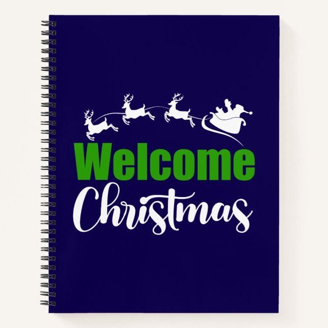 Welcome Christmas-85101 Notebook (Front)