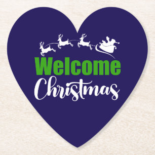 Welcome Christmas-85101 Paper Coaster