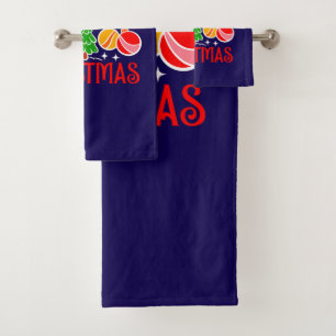 Welcome Christmas Bath Towel Set