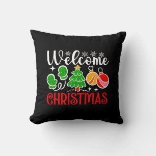 Welcome Christmas Cushion