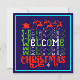 Welcome Christmas Invitation