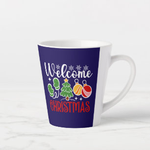 Welcome Christmas Latte Mug