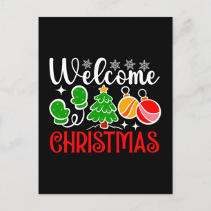 Welcome Christmas Postcard
