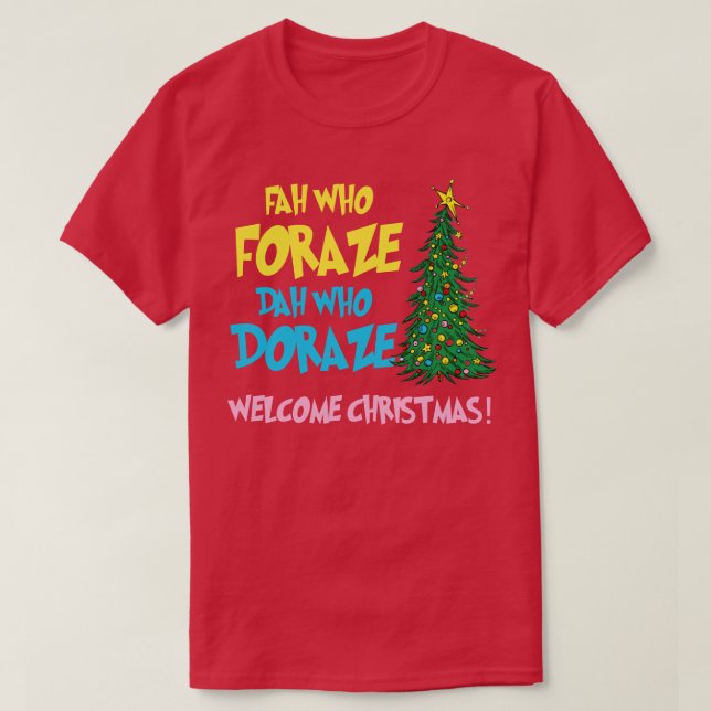 Welcome Christmas TShirt (Design Front)