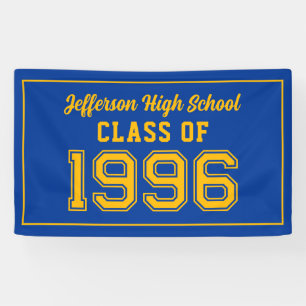 Welcome Class of 1996, Reunion Party Decor Banner
