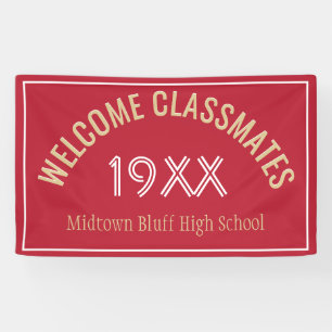 Welcome Classmates Class reunion banner