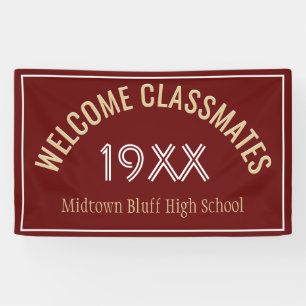 Welcome Classmates Class reunion banner