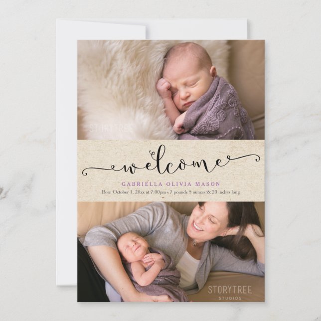 Welcome Collage Announcement (Front)