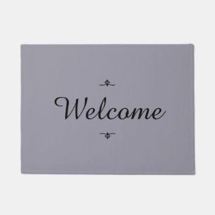 "Welcome" Colours this season "Lilac Grey" Doormat