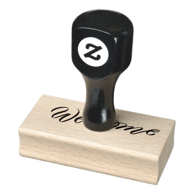 WELCOME craft Personalised rubber stamp (Stamp)