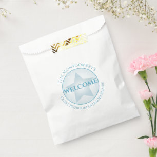 Welcome Custom Name Guest Bedroom Pastel Star Favour Bags