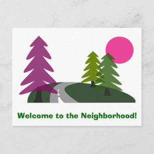 Welcome Custom Post Card