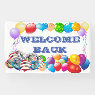 Welcome custom Vinyl Banner 3' x 5' Banner