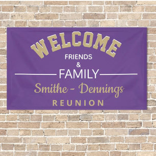 Welcome! Custome Family reunion banner