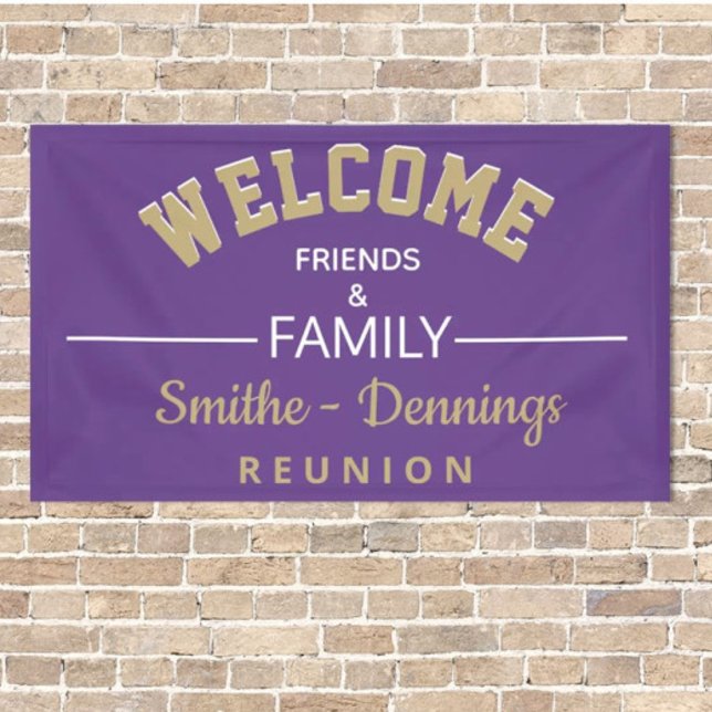 Welcome! Custome Family reunion banner (Creator Uploaded)