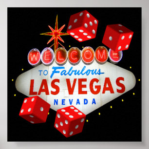 Welcome Dice Poster