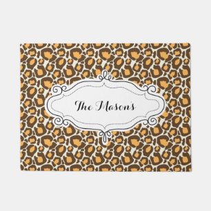 Welcome Doormat {Leopard Print}