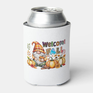 Welcome Fall Gnomes Classic T-Shirt.png Can Cooler