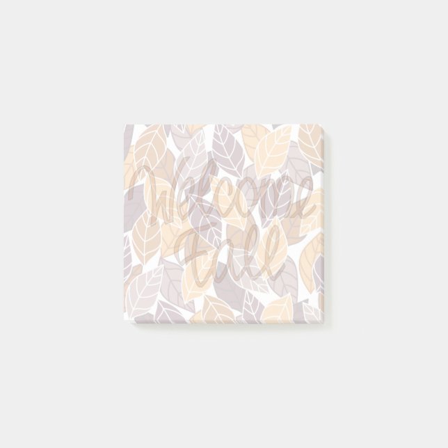 Welcome Fall Post-it Notes (Front)