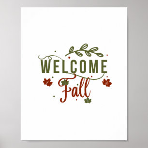 Welcome Fall Poster
