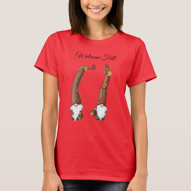 Welcome Fall  T-Shirt (Front)