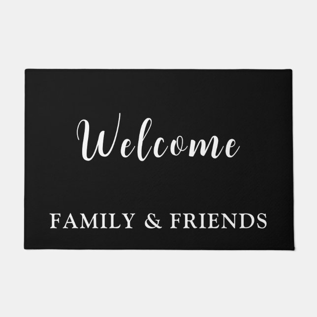 Welcome Family & Friends  Doormat (Front)