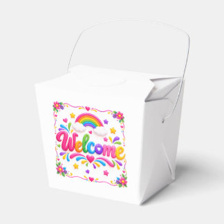 Welcome favour box