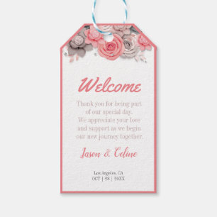 Welcome Favour Party Gift Tag