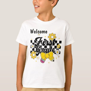 Welcome First Grade T-Shirt Cute Back to School