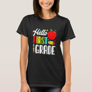 Welcome First Grade Team 1st Grade Back To School T-Shirt