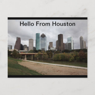 Welcome From Houston, Texas Postcard