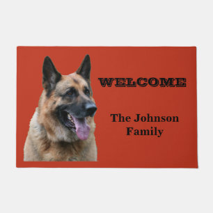 Welcome, German Shepherd, your family name Doormat