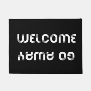 Welcome Go away Doormat