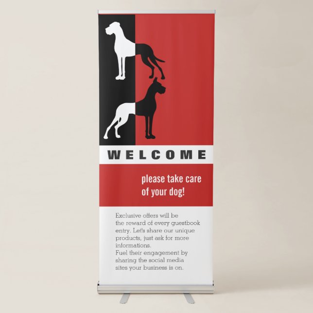 Welcome Great Dane Show Banner (Front)