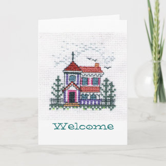 Welcome greeting card