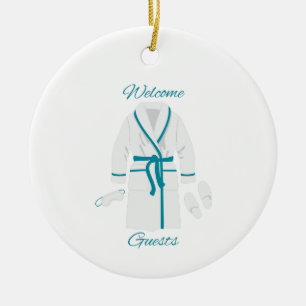 Welcome Guests Ceramic Tree Decoration
