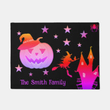 Welcome Halloween Door Mat | Personalised Doormat