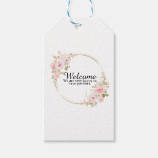 Welcome Handmade Sticker Gift Tags