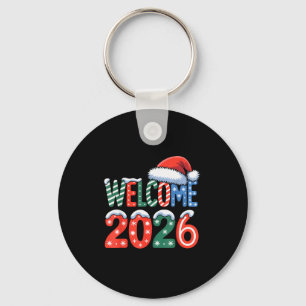 Welcome Happy New Year 2026 New Years Eve Party Su Key Ring