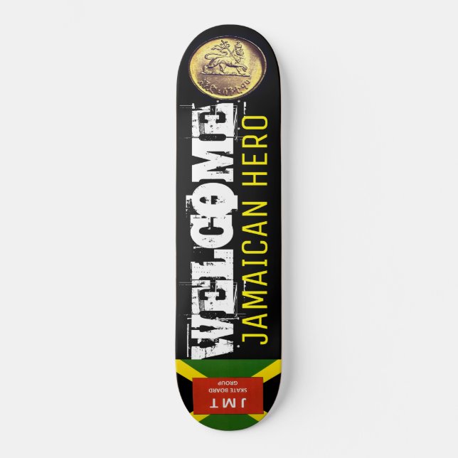 WELCOME  HERO Skateboard (Front)