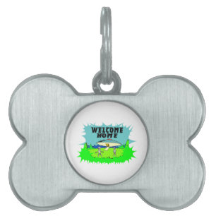 Welcome Home Aliens Pet ID Tag
