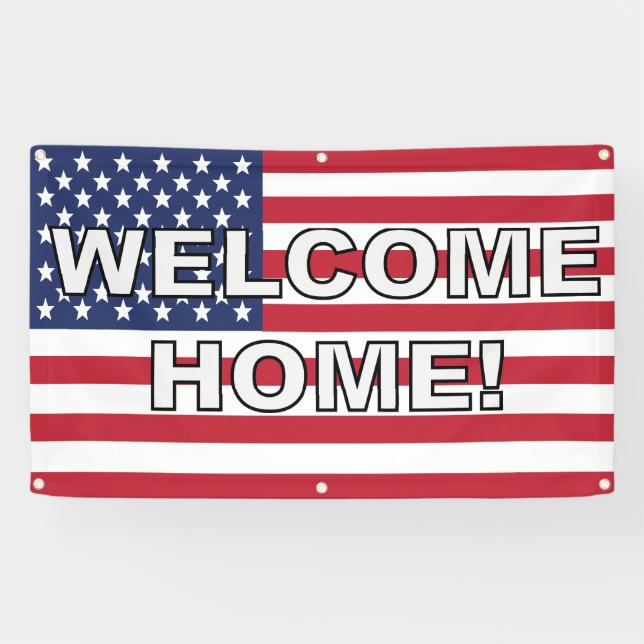 Welcome Home Banner (Horizontal)