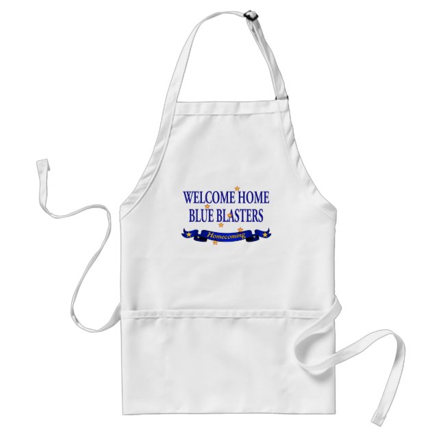 Welcome Home Blue Blasters Standard Apron (Front)