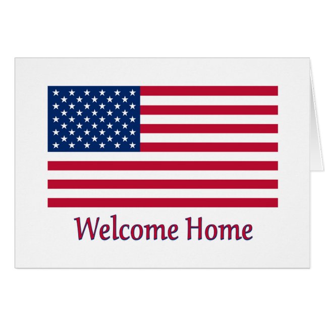 Welcome Home Card (Front Horizontal)