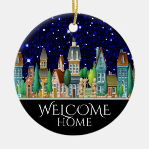Welcome Home Ceramic Tree Decoration