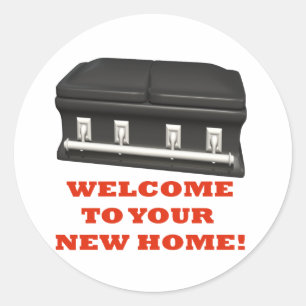 Welcome Home Classic Round Sticker