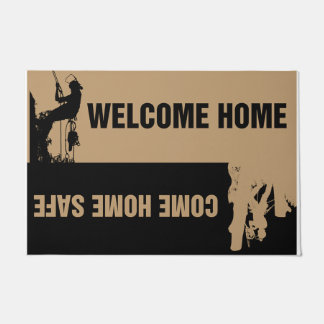 Welcome Home Come Home Safe Electrician Doormat
