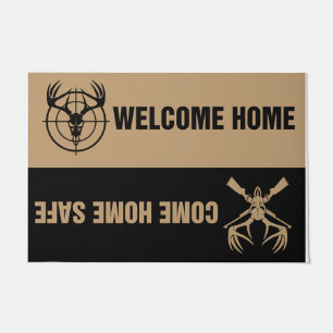 Welcome Home Come Home Safe Hunters Doormat