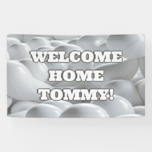 Welcome Home custom Vinyl Banner 3' x 5' Banner